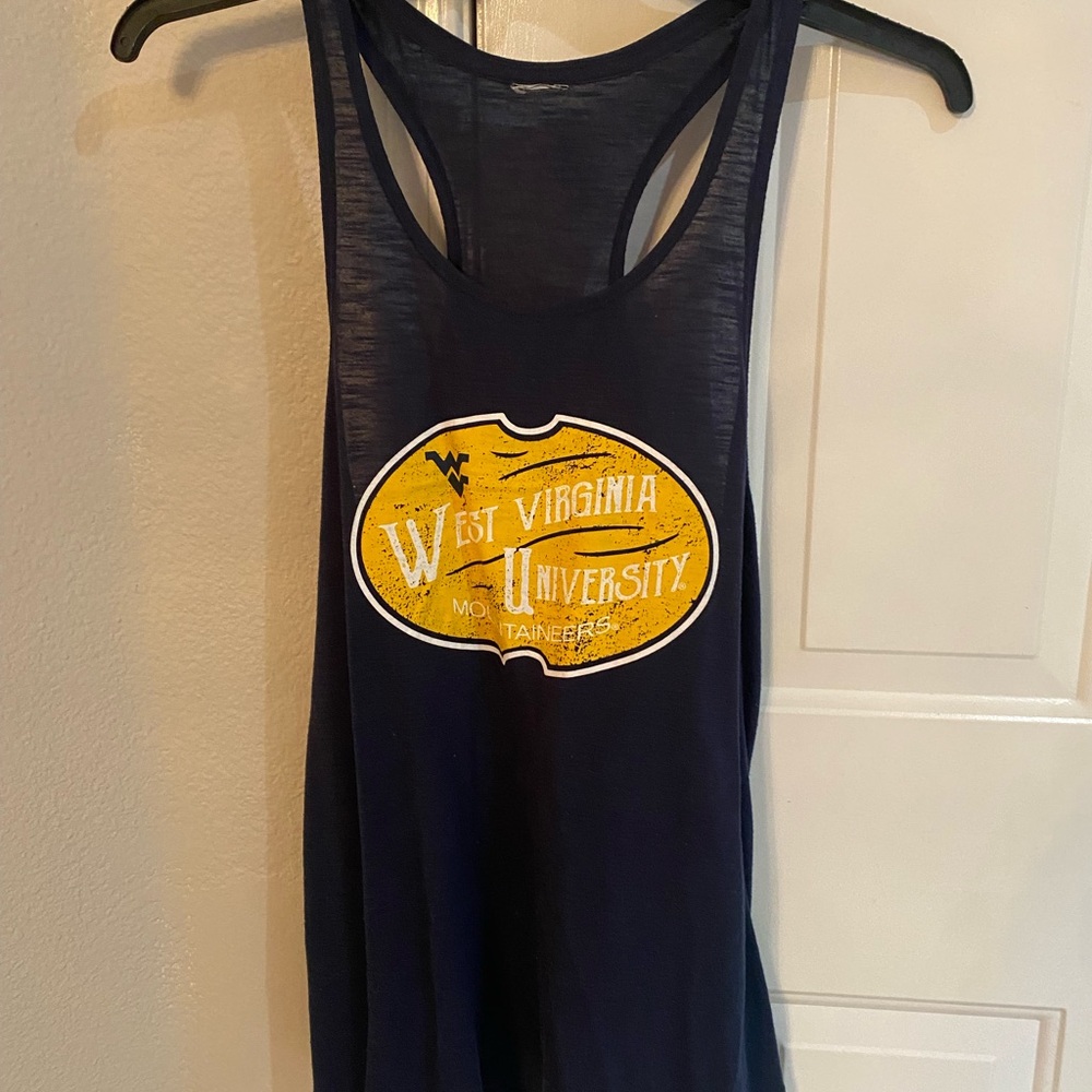 West Virginia Mountaineers Navy Tank Top